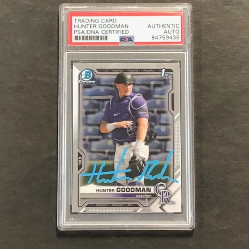 Hunter Goodman 2022 Bowman Hunter Goodman #BDC-66 Rookie