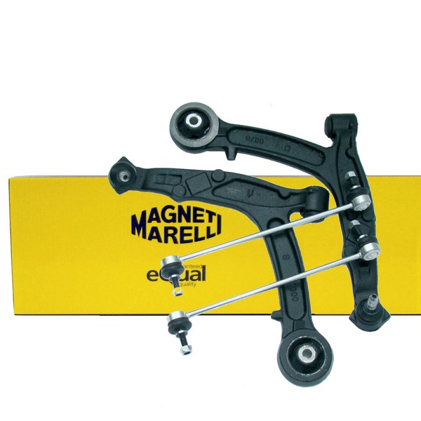 2X Querlenker 2X Koppelstange Vorne Rechts U. Links 4-Teilig Satz Fiat Panda 169-image
