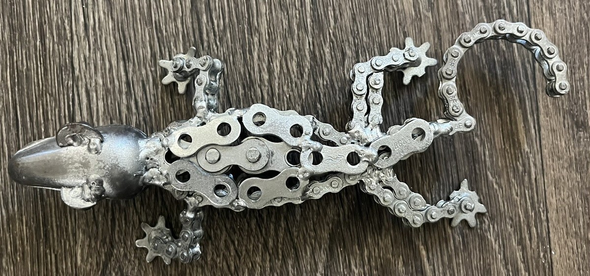 Scrap Metal Lizard Silver Art Figure | eBay Scrap Metal Lizard Silver Art Figure | eBay
