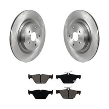 For 2019-2022 Subaru Ascent Rear Disc Brake Rotors And Semi-Metallic Pads Kit 