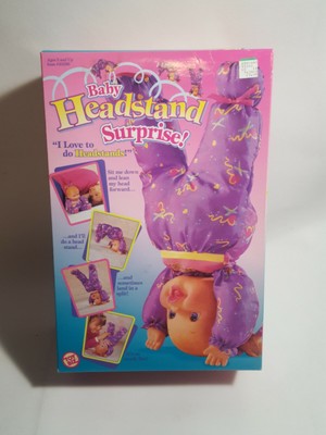 baby headstand surprise