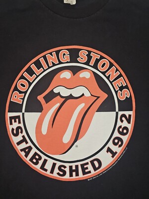 Vintage Y2K Rolling Stones Withstand T Shirt Black Impact