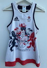 Adidas Team GB Vest 2016 Gym Training Sleeveless Shirt Rio Olympics Womens 12