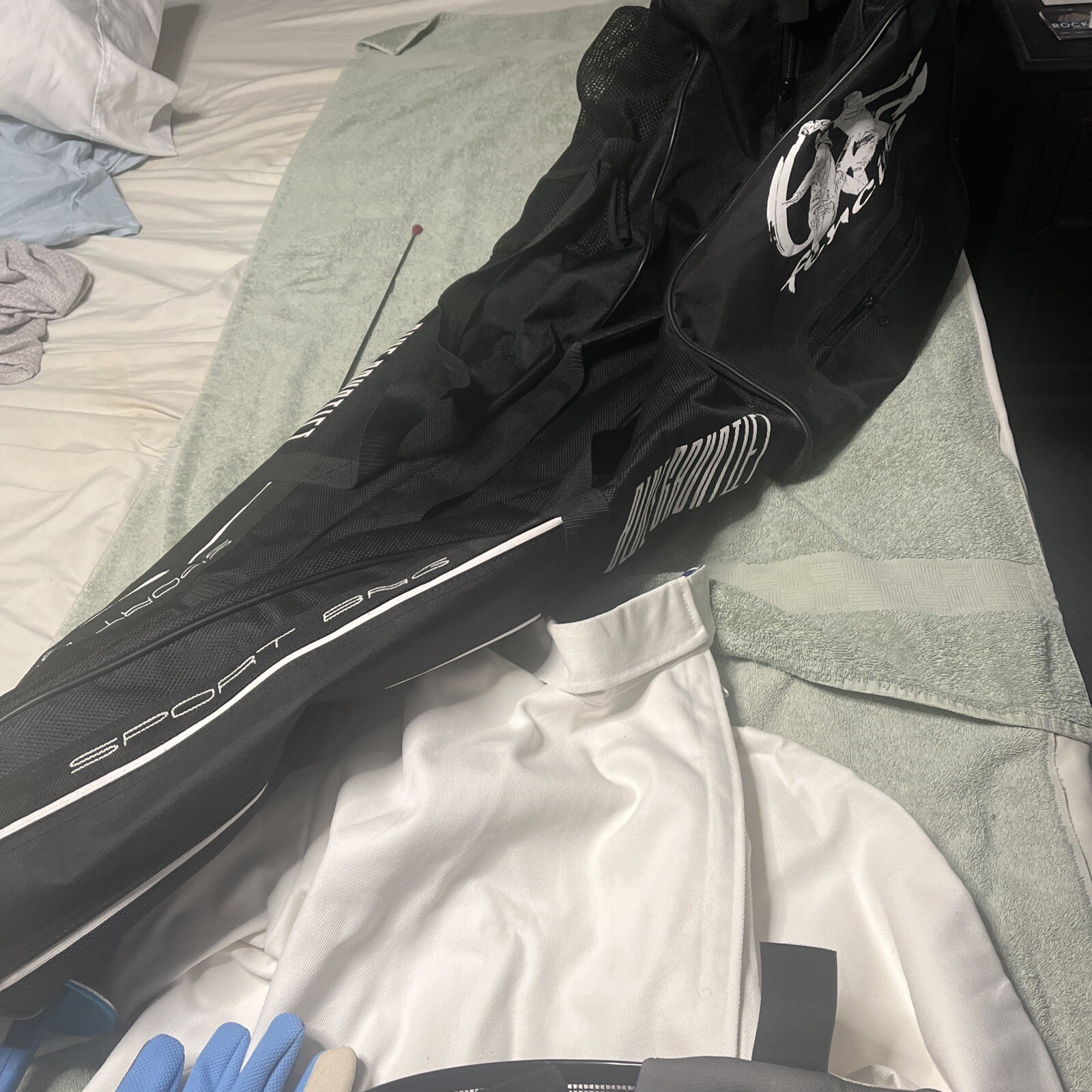 Blue Gauntlet Fencing XL Mask M003BG Costume 44 Lot Set Right Sword