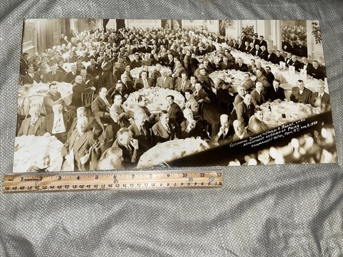 1948 9 x 18.5 Photo at Narragansett Hotel Providence RI Police Chief Appointment