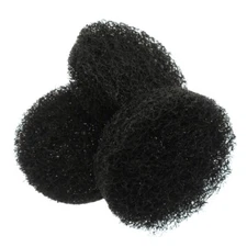 Quality 4 Inch 100mm Bathroom Home Cleaning Brush Nylon Powered Scrub Pad Black