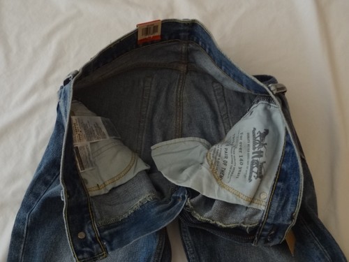 NWT Levis 514 Straight Daisy Chain 005140926 Jeans Factory Destroyed 30x30 - Picture 11 of 12
