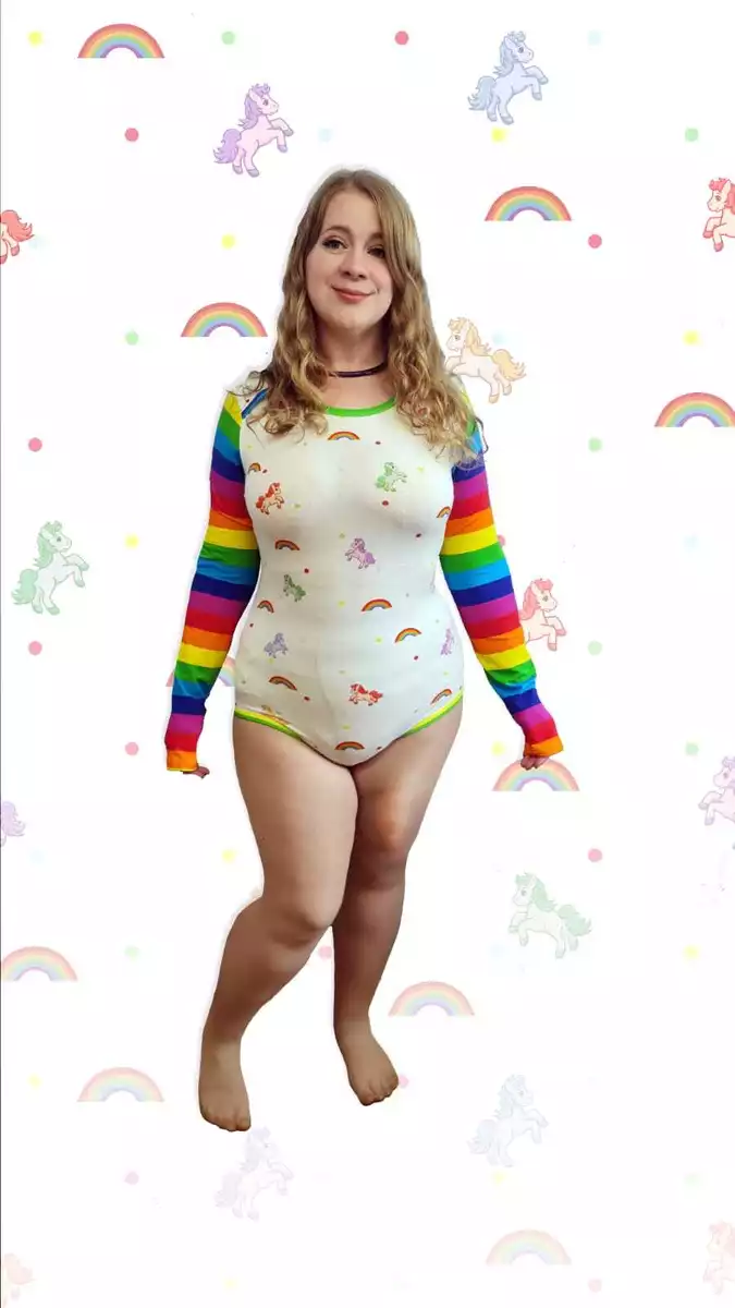 ADULT SIZE BABY GROW BASED ON THE ADULT DIAPER / NAPPY PRIDE. XS TOO 6XL