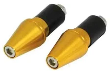 Open Box BikeTek Universal Gold Bullet Handlebar End Weights for 7/8" Bar
