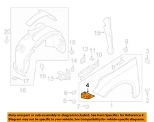 FORD OEM 12-18 Focus Fender Fender Components-Front Bracket BM5Z16C199A