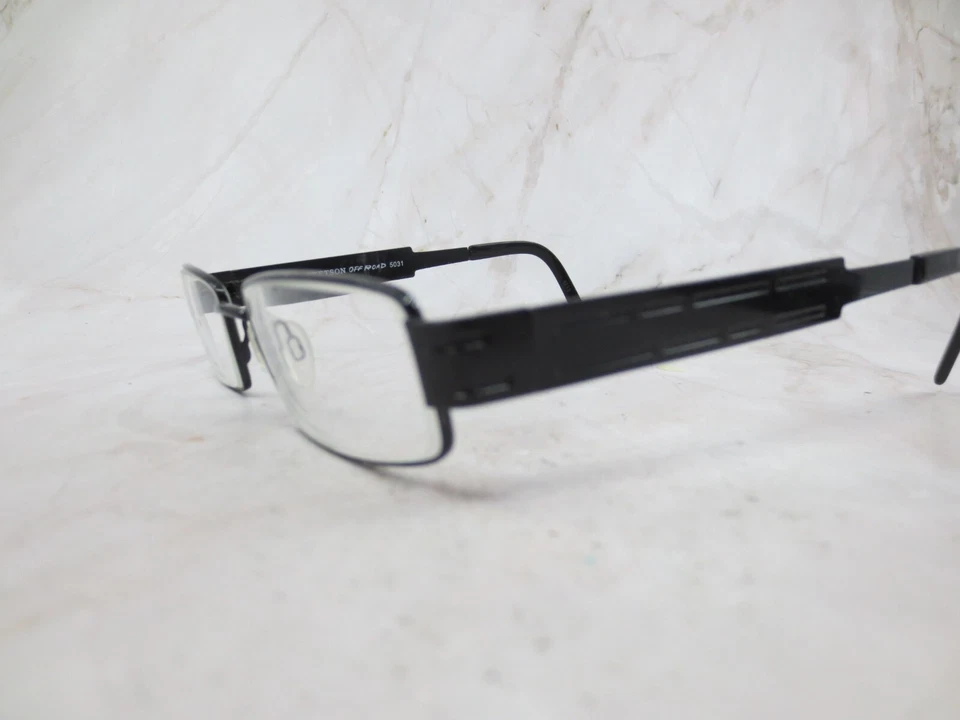 Stetson Off Road Eyeglasses Frame 5031 021 Men's Black Metal Full Rim 51-18-140 - Image 2 of 4