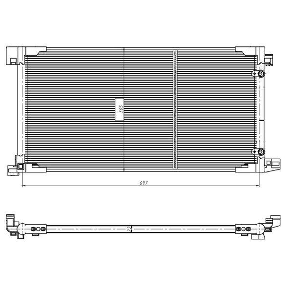 Kondensator Klimaanlage KlimaküHler FüR Toyota Prius PHV _W52_-image