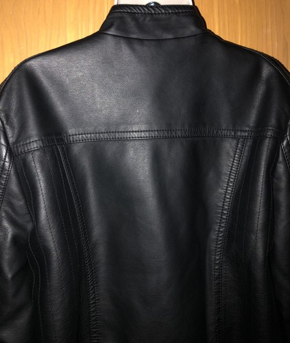 “Art Class” Girls Med Black Motorcycle Jacket Faux Leather Biker Nice NWOT - Picture 9 of 13