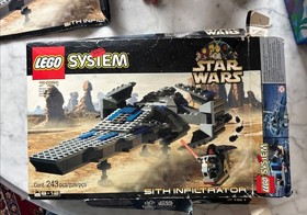 LEGO 7151 Star Wars: Sith Infiltrator Missing 66 pieces PLEASE READ