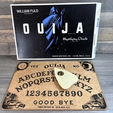 Vtg Parker Brothers Ouija Board No. 600 1960's William Fuld - Good Condition!