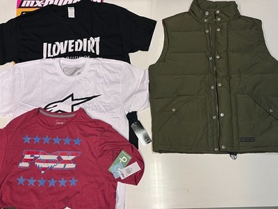 Bekleidung Set Herren Weste Bodywarmer Gr. L T-Shirt FOX Alpinestars Tshirt MX