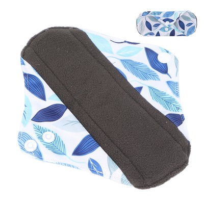 Sanitary Pads Wiederverwendbare Wahsable Bambus Holzkohle Tuch Leakproof  Sanitar | eBay.de