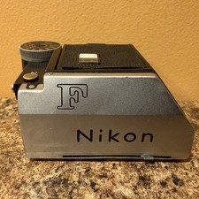 Nikon F Meter Prism Finder Photomic Silver AS IS FOR PARTS