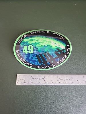 NASA Expedition 49 Onishi Rubins Kimbrough  Sticker ISS Human Spaceflight ISS