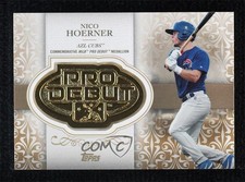 2019 Topps Pro Debut Distinguished Debuts Medallions Gold 20/50 Nico Hoerner 2d7
