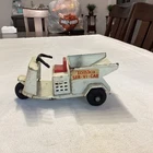 Vintage 1960's Tonka Toys White Metal Serv-I-Car, Cart