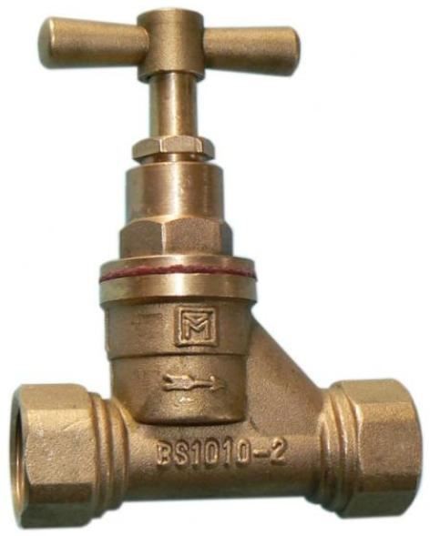 1"" DZR Threaded Stopcock - FREE Next-Day Delivery