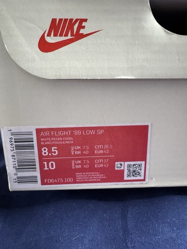 Nike x Stussy Air Flight 89 SP Low Pecan Brand New UK 7.5 - Bild 8 von 12