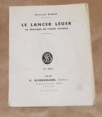 Old Book The Light Throw Fernand Biguet 1946 Publisher Bornemann
