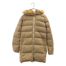 DUVETICA DUBETICA CARYSDUE Kalisdue Logo Ship Down Coat Fur Hoody Used KLDR-0