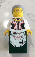 LEGO Mrs Claus-Dark Green Skirt (hol241) Excellent Condition Holiday Minifigure