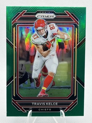 2022 Panini Prizm - [Base] - Green Prizm #144 - Travis Kelce