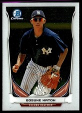 2014 Bowman Chrome Prospects Gosuke Katoh New York Yankees #BCP3