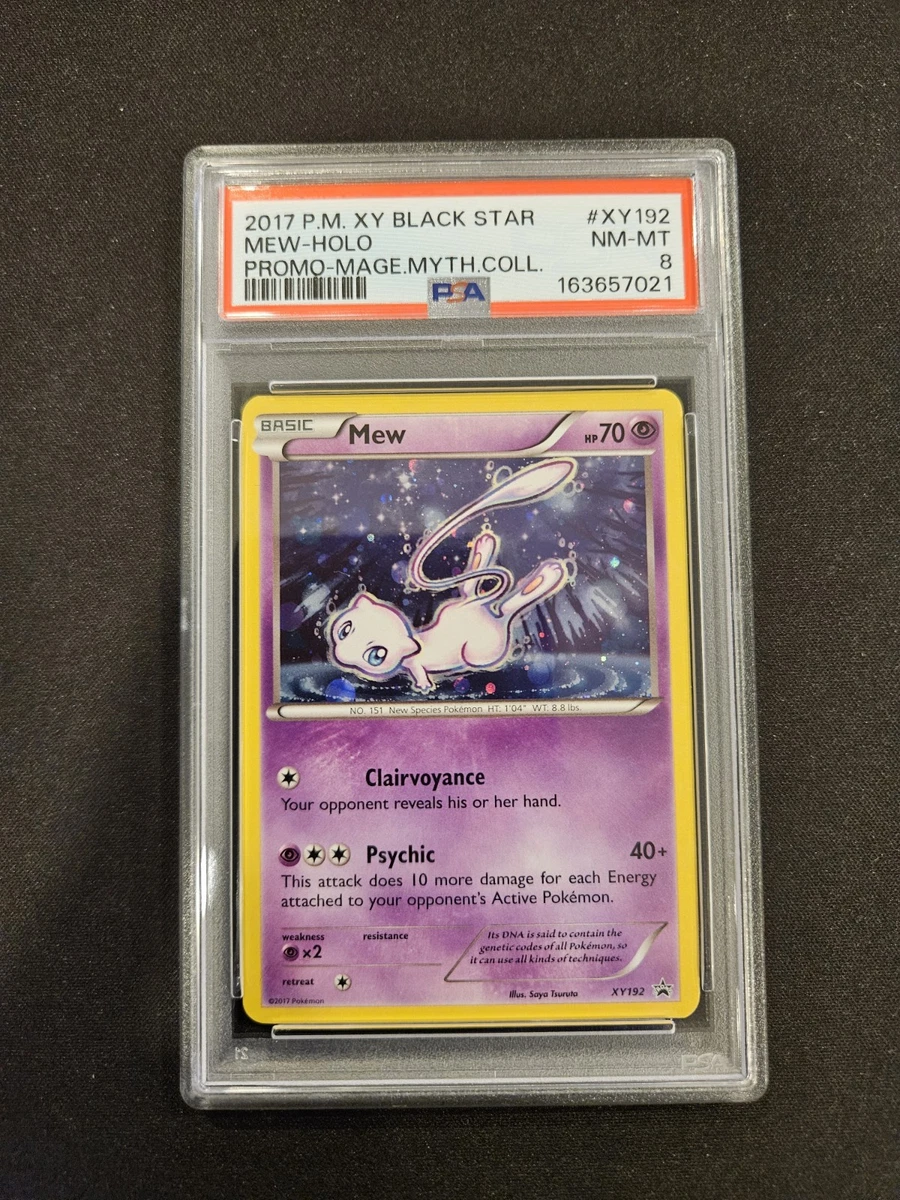 Mew Pokémon TCG Professional Sports Authenticator (PSA) Grade 8