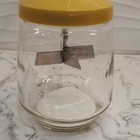 Vintage 1970s Federal Housewares Food Chopper W/ Glass Base & Harvest Gold Lid — photo 2