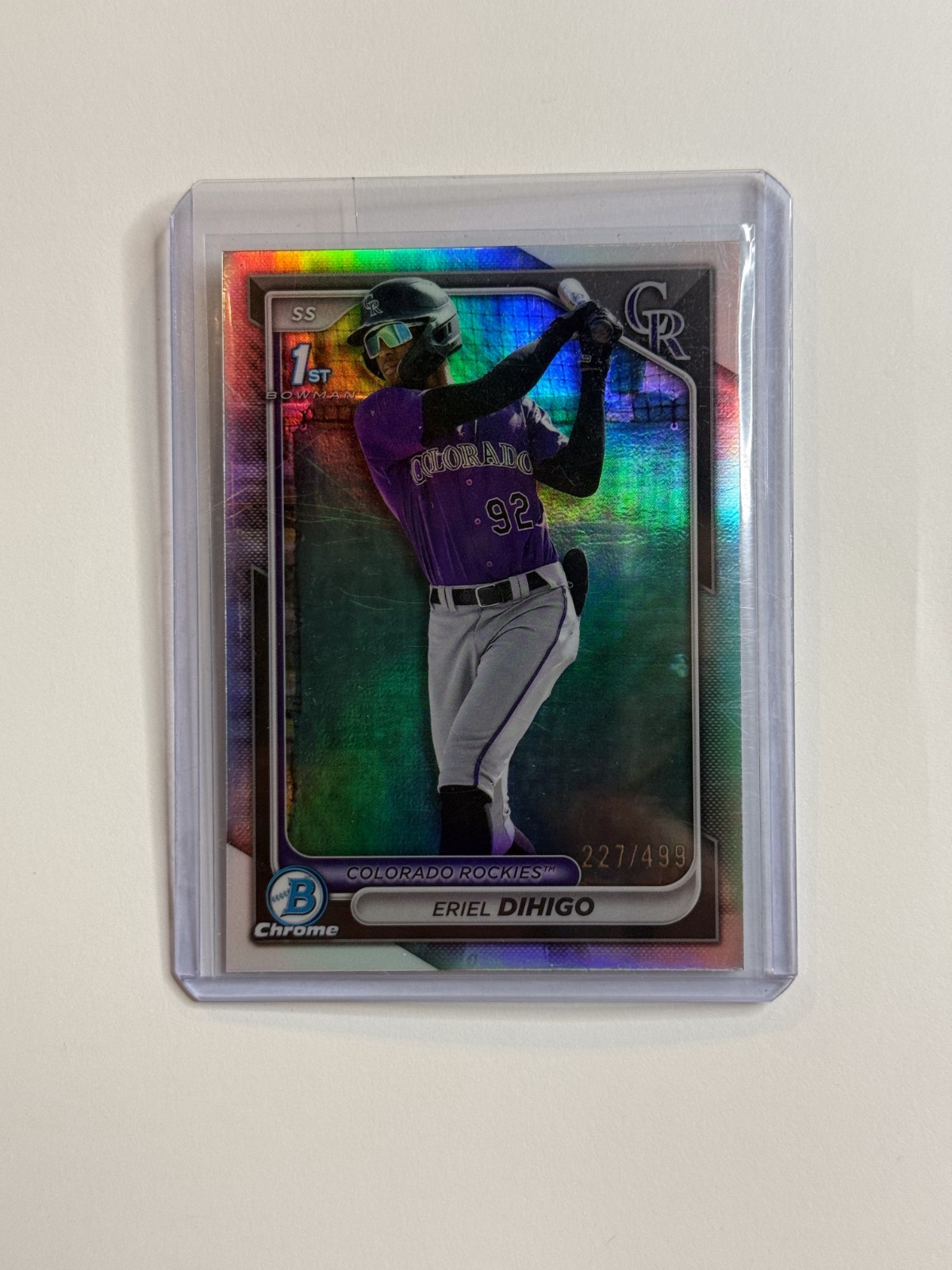 2024 First Bowman Chrome Prospects Eriel Dihigo #BCP-200 Refractor 227/499