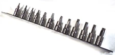 Snap On Tools 12 Piece 1/4 and 3/8 Drive TORX® Bit Socket Set 212EFTXY NEW!!!