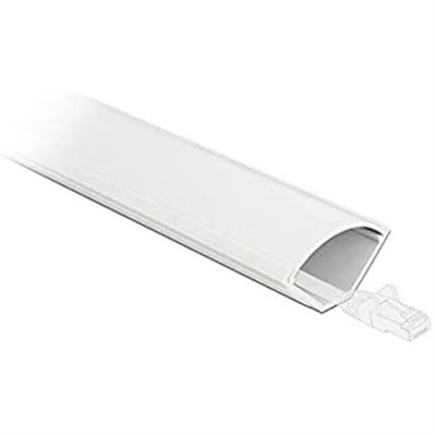 Delock Eckkanal selbstklebend 56 x 32 mm Länge 1 m weiß Kabelkanal