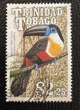 Trinidad & Tobago 1990. Set of 1 "Bird" SC#515 used, ID# 01-01311