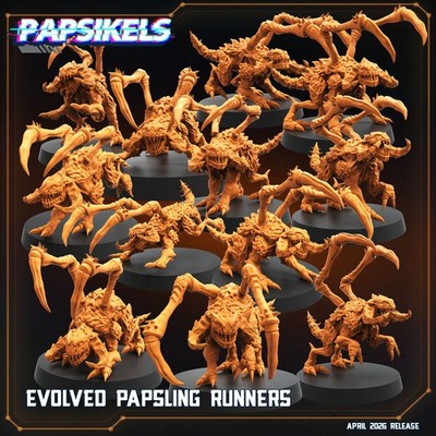 Alien Scythe Runner Swarm 32mm Sci-Fi Creature Miniatures 12 Pack