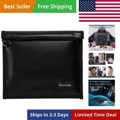 Faraday Bag, Signal Isolation Bag for Phones, Fireproof Shield Pouch, Prevent...