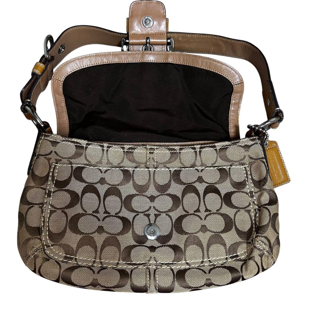 COACH Soho One Shoulder Bag Shoulder Signature Canvas
