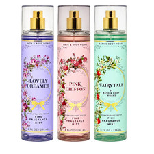 Bath Body Works Lovely Dreamer, Chiffon Fairytale Mist 3pc Set for Women NEW