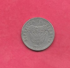 COLOMBIA KM283.1 1992 50 PESOS VF VERY FINE NICE OLDER COIN