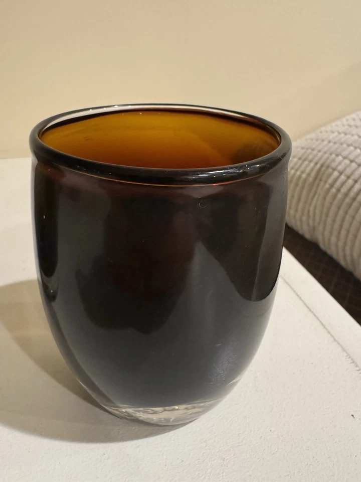 Candelabro soplado a mano Glassybaby "raro". 2º/Pre-Trisk. Colores ocultos únicos Foto 3 de 4