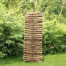 Enhanced Split Hazel Wood Fence Panel Hurdle (2ft Width)
