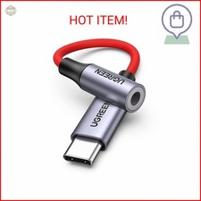 UGREEN USB C to 3.5mm Audio Adapter Type C to Headphone Aux Jack Dongle 24bit/96