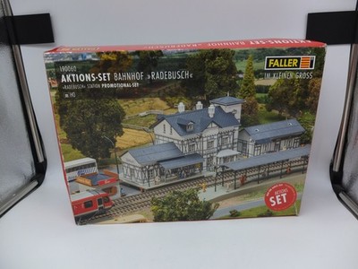 Faller H0 190060 Aktions Set Bahnhof Radebusch Modellbaukasten Reinschauen !!!