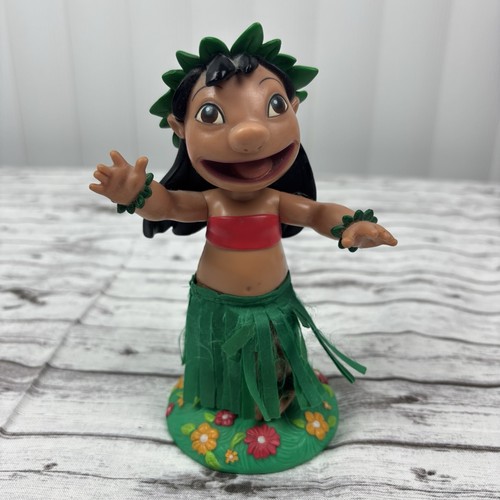 2001 Hasbro Disney Lilo & Stitch Hula Bobblehead 2001 Hawaii Figure