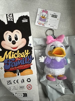 Authentic Popmart Disney Mickey Family DAISY DUCK 5” Plush Pendant