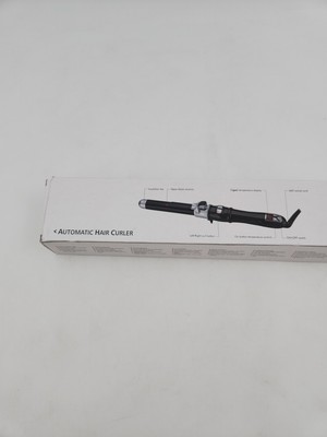 Automatic Curling Iron Black Digital Temperature Setting 360 Swivel Cord